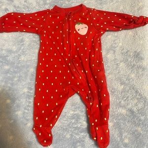 Old Navy baby girl footed pajamas newborn